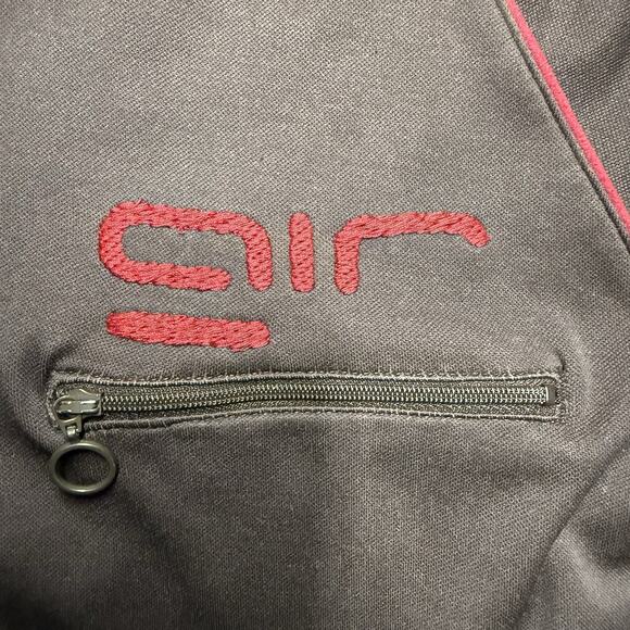 Vintage Nike Air Max 360 Full Zip Track Jacket Mens XL Brown/Crimson Red - Picture 2 of 11